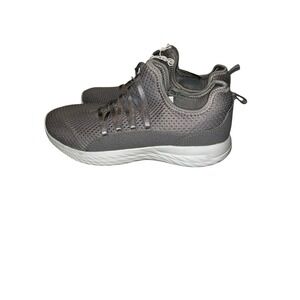 MTA Sport Mens 11W Sneakers Gray Slip On Walking Shoes Aerolite Comfort Wide